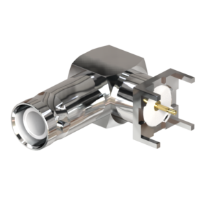 SVJ-05L-BT-01 SHV right-angle PCB jack receptacle, main view