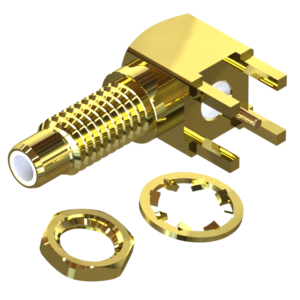 SMCJ-06AL-BT-01-Au SMC jack male pin right-angle PCB mount connector, main view