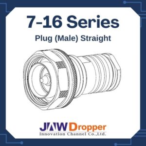 7-16 Plug Male Straight Connectors