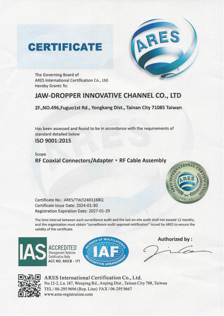 JAW-DROPPER-INNOVATIVE-CHANNEL-CO-LTD-ISO9001-English JAW-DROPPER INNOVATIVE CHANNEL CO., LTD. ISO9001