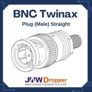 BNC Twinax Plug Male Straight Connectors