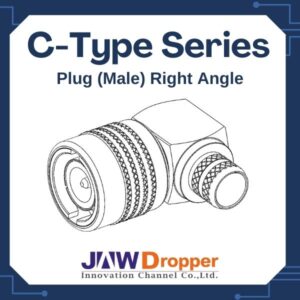 C-type Plug Male Right Angle