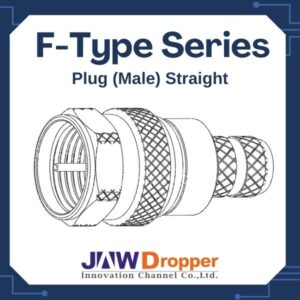 F-Type Plug Male Straight Connectors