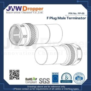 F Plug Male Terminator