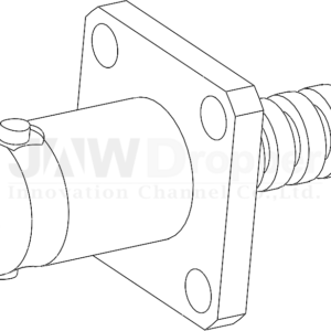 MHV Jack Female Straight Connector Receptacle (Flange Mount)